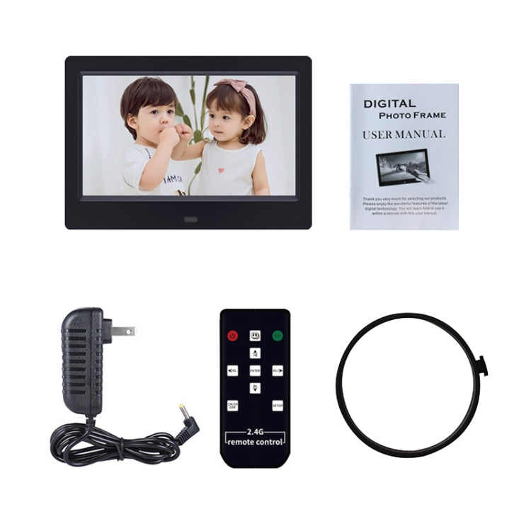 DPF-706-2.4G 7 inch Digital Photo Frame LED Wall Mounted Advertising Machine