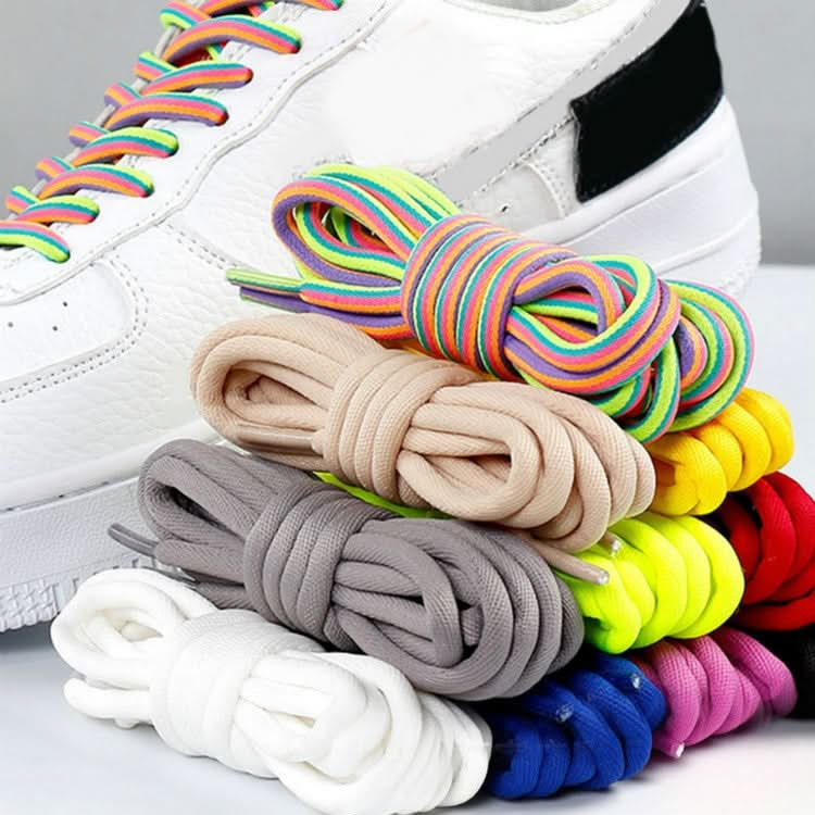 5 PCS Bold Round Sneakers Casual Shoes Rope-Reluova