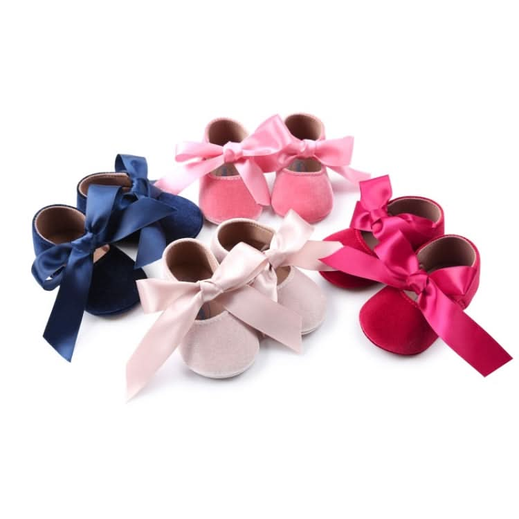 Baby Girl  Bow Lace Up PU Leather Princess First Walkers Shoes Reluova