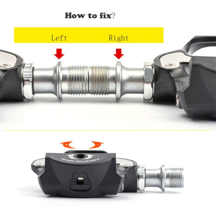 PROMEND Road Bike Aluminum Alloy Palin Bearing Self-locking Pedal Reluova