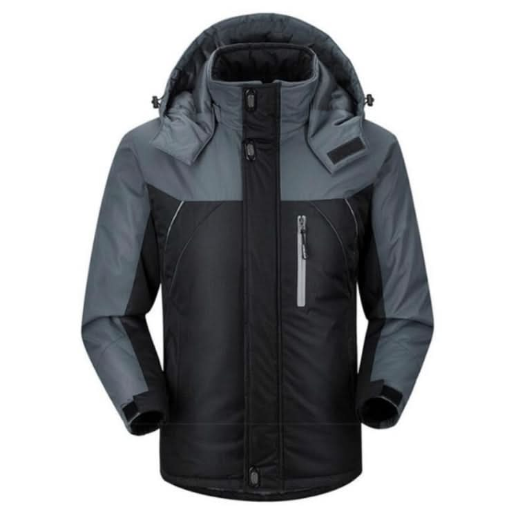 Men Winter Thick Fleece Waterproof Outwear Down Jackets Coats Reluova