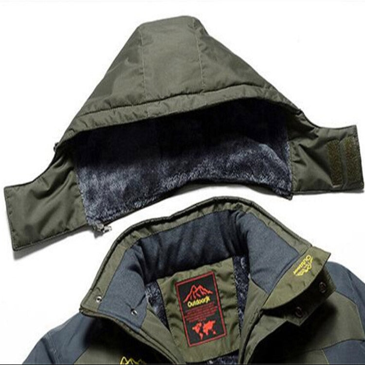 Winter Fleece Military Jackets Men Windproof Waterproof Outwear Parka Windbreaker Warm Coat, Series 2