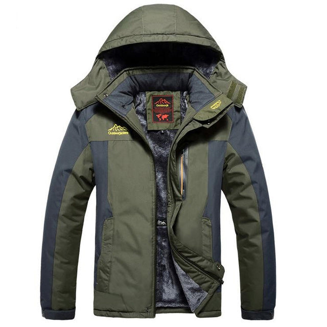 Winter Fleece Military Jackets Men Windproof Waterproof Outwear Parka Windbreaker Warm Coat, Series 2 Reluova