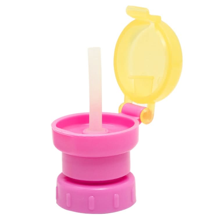 Children Portable Bottled Drinks Anti-overflow Anti-squash Replacement Straw Cap - Reluova