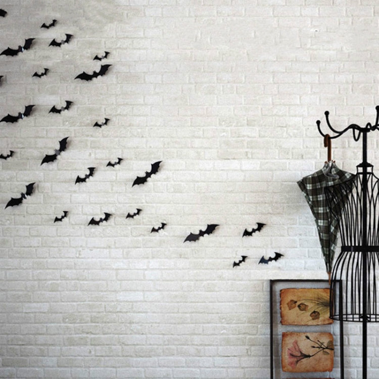 Halloween Stereo Wall Stickers Simulation Bat Stickers My Store