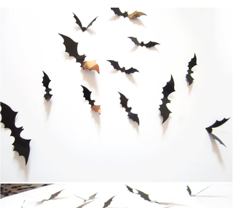 Halloween Stereo Wall Stickers Simulation Bat Stickers