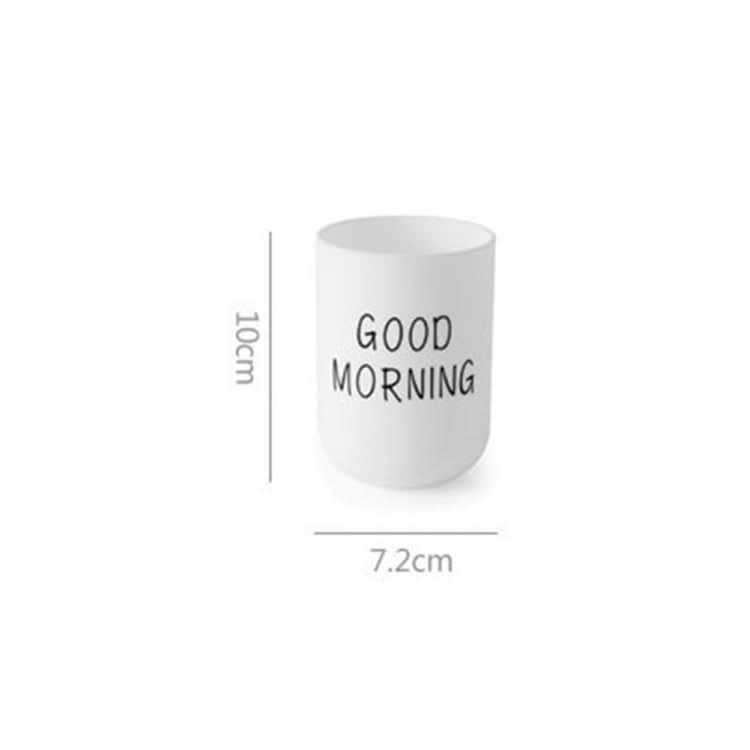 Simple Cute Brushing Cup Couple Plastic Mouthwash Cup - Reluova