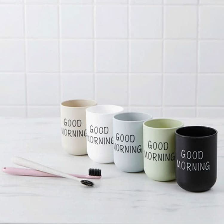 Simple Cute Brushing Cup Couple Plastic Mouthwash Cup - Reluova