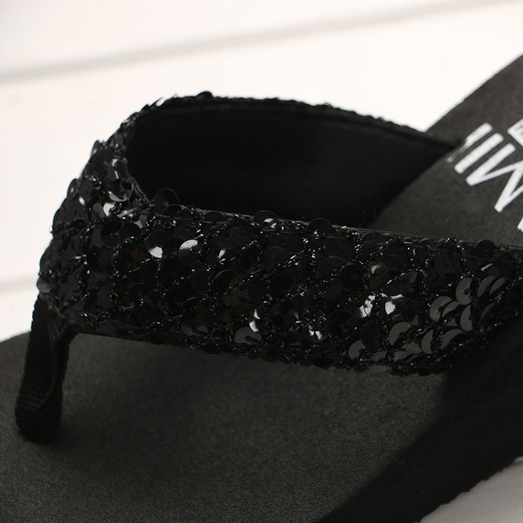 Sequin Slippers Wedge ith Flip Flops, Series 2