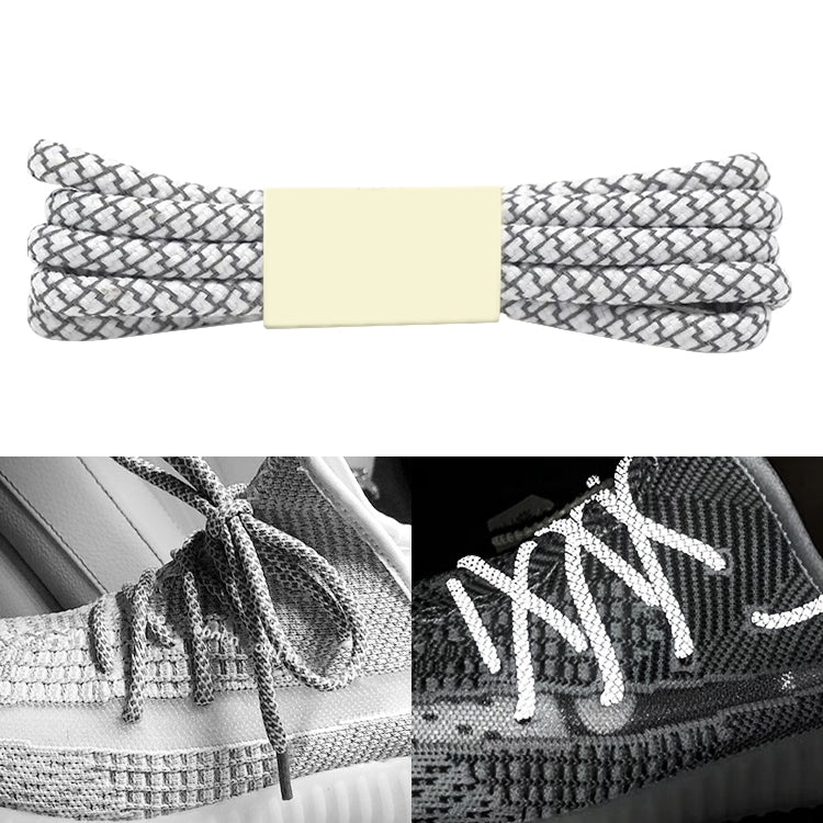 Reflective Shoe laces Round Sneakers ShoeLaces Kids Adult Outdoor Sports Shoelaces, Series 2