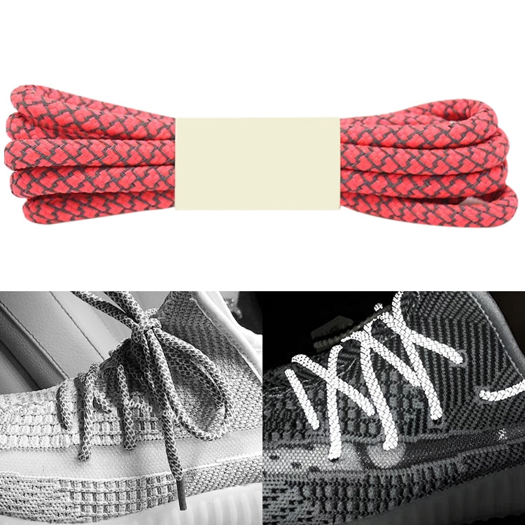 Reflective Shoe laces Round Sneakers ShoeLaces Kids Adult Outdoor Sports Shoelaces, Series 2