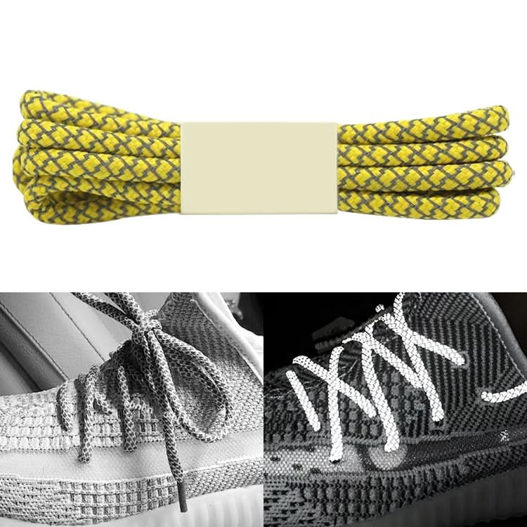 Reflective Shoe laces Round Sneakers ShoeLaces Kids Adult Outdoor Sports Shoelaces, Series 4 Reluova