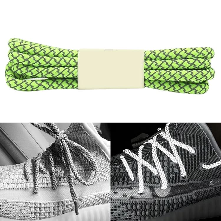 Reflective Shoe laces Round Sneakers ShoeLaces Kids Adult Outdoor Sports Shoelaces, Series 4 Reluova