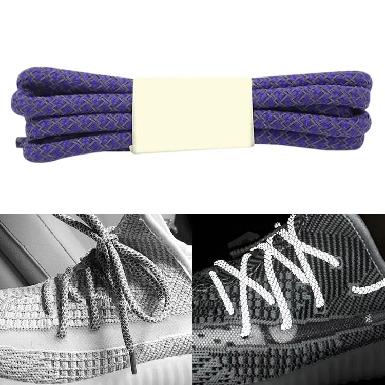 Reflective Shoe laces Round Sneakers ShoeLaces Kids Adult Outdoor Sports Shoelaces, Series 4 Reluova