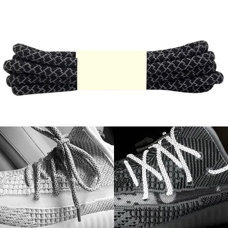 Reflective Shoe laces Round Sneakers ShoeLaces Kids Adult Outdoor Sports Shoelaces, Series 4 Reluova