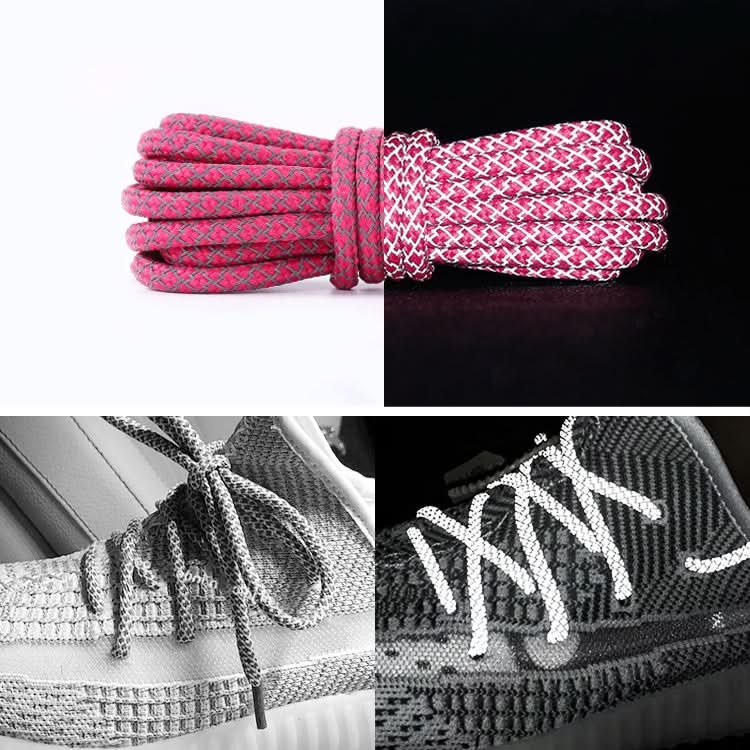 Reflective Shoe laces Round Sneakers ShoeLaces Kids Adult Outdoor Sports Shoelaces, Series 1 Reluova