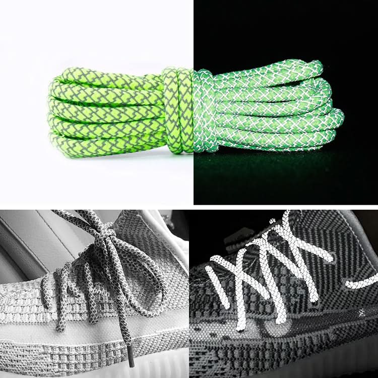 Reflective Shoe laces Round Sneakers ShoeLaces Kids Adult Outdoor Sports Shoelaces, Series 1 Reluova