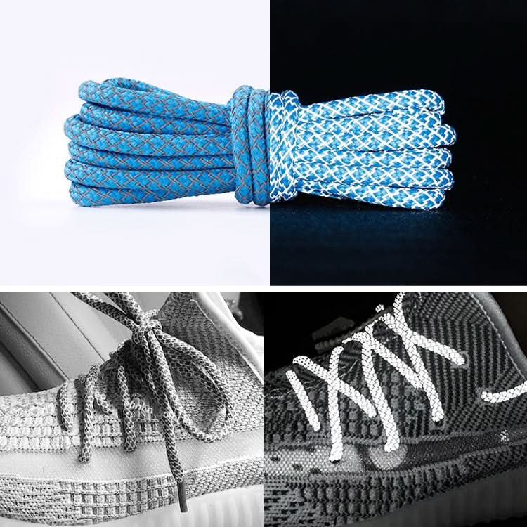 Reflective Shoe laces Round Sneakers ShoeLaces Kids Adult Outdoor Sports Shoelaces, Series 1 Reluova