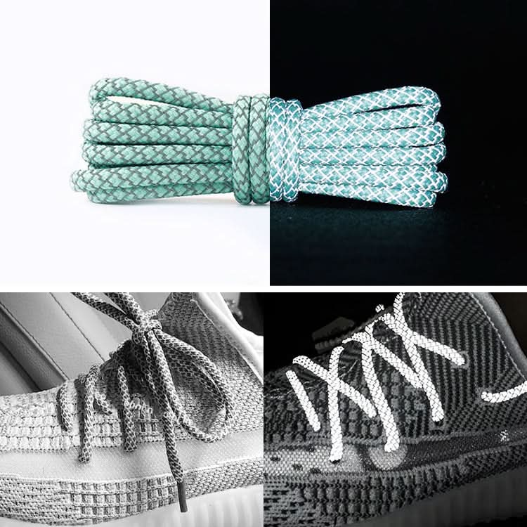 Reflective Shoe laces Round Sneakers ShoeLaces Kids Adult Outdoor Sports Shoelaces, Series 1 Reluova