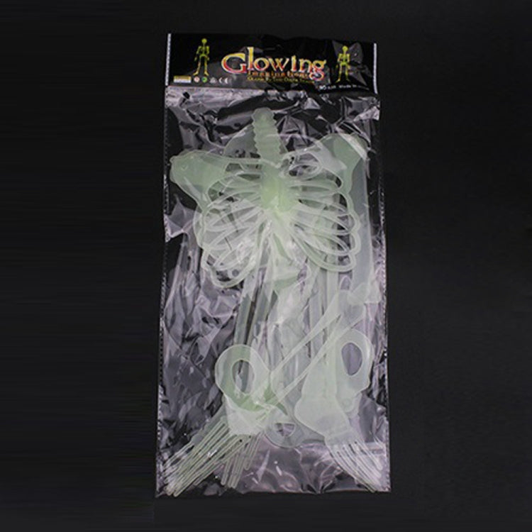 Luminous Skeleton Halloween Activity Props Bar Haunted House Decoration Supplies Fluorescent Skeleton My Store