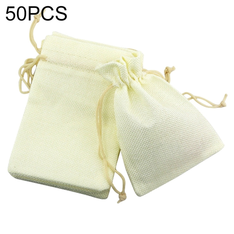 50 PCS Multi size Linen Jute Drawstring Gift Bags Sacks Wedding Birthday Party Favors Drawstring Gift Bags, Series 2 My Store