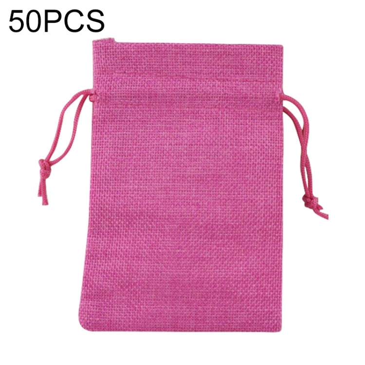 50 PCS Multi size Linen Jute Drawstring Gift Bags Sacks Wedding Birthday Party Favors Drawstring Gift Bags, Series 2 My Store