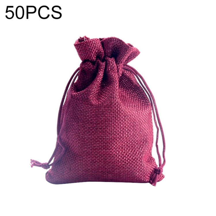 50 PCS Multi size Linen Jute Drawstring Gift Bags Sacks Wedding Birthday Party Favors Drawstring Gift Bags, Series 2 My Store