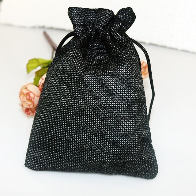 50 PCS Multi size Linen Jute Drawstring Gift Bags Sacks Wedding Birthday Party Favors Drawstring Gift Bags, Series 2 My Store