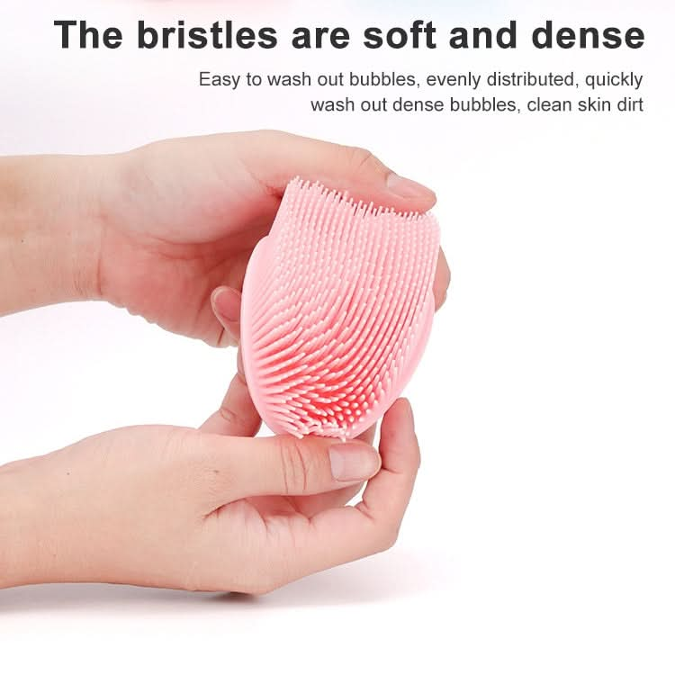 Silicone Scalp Shower Massage Brush Soft Baby Bath Brush