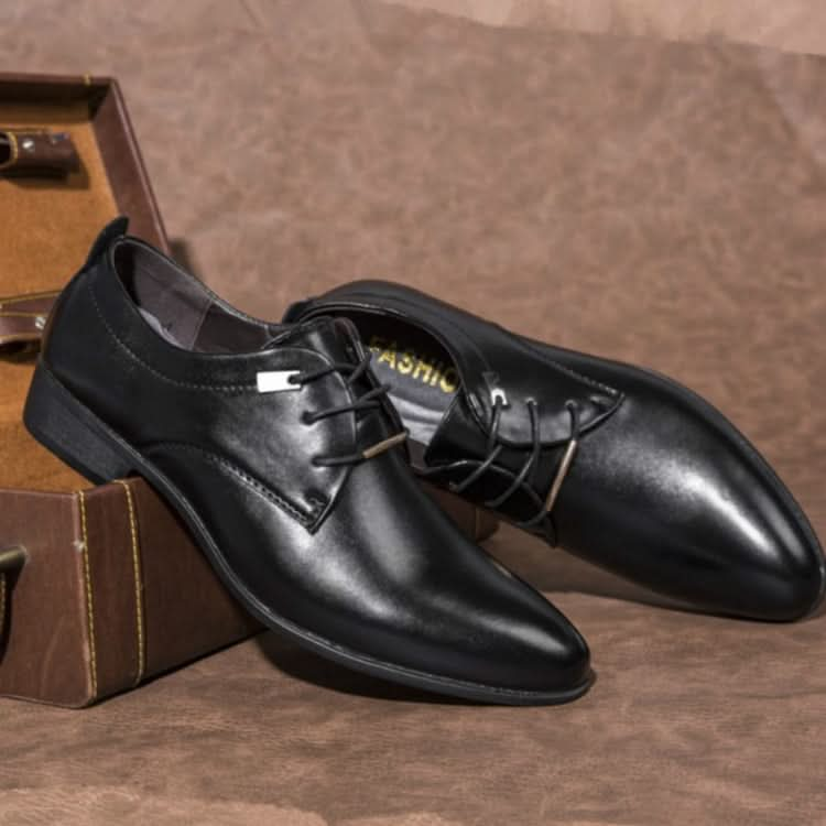 Men Business Dress Shoes Pointed Toe Men Shoes Reluova