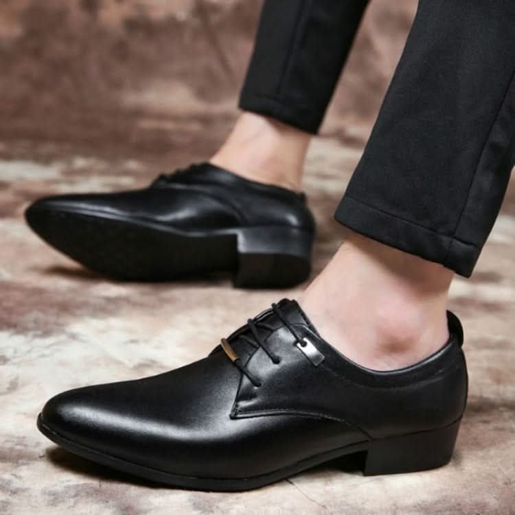 Men Business Dress Shoes Pointed Toe Men Shoes Reluova