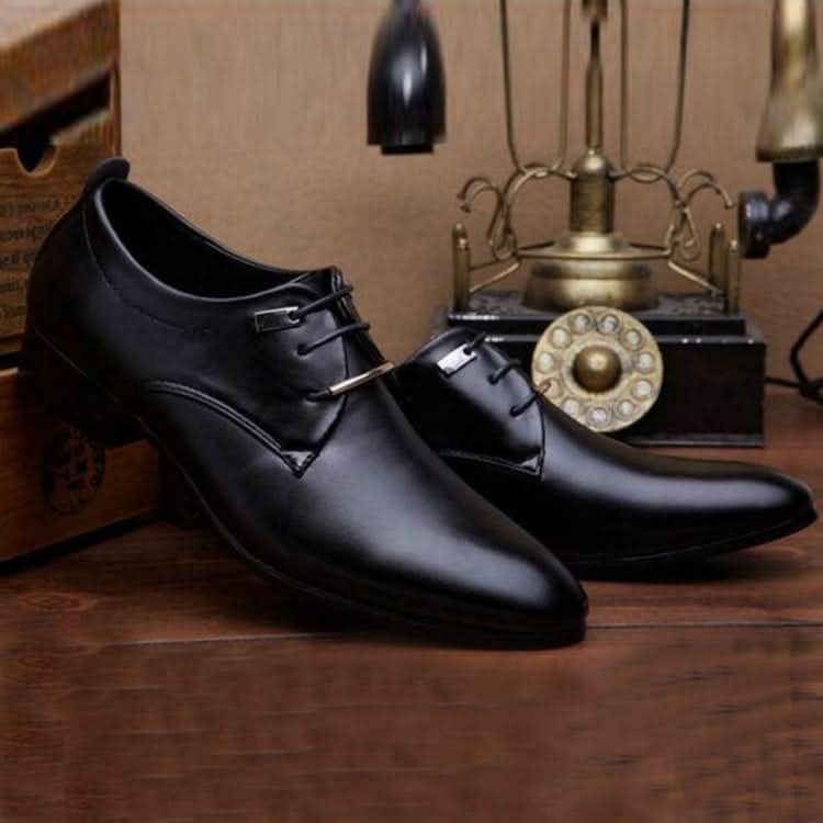 Men Business Dress Shoes Pointed Toe Men Shoes Reluova