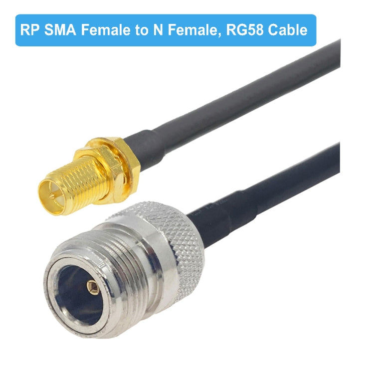 RP-SMA Female to N Female RG58 Coaxial Adapter Cable