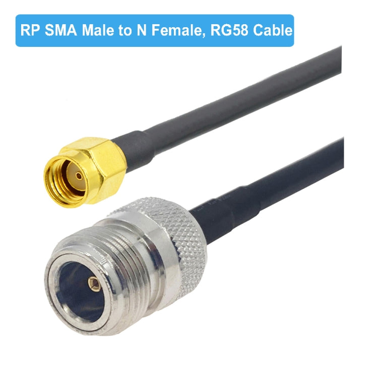 RP-SMA Male to N Female RG58 Coaxial Adapter Cable