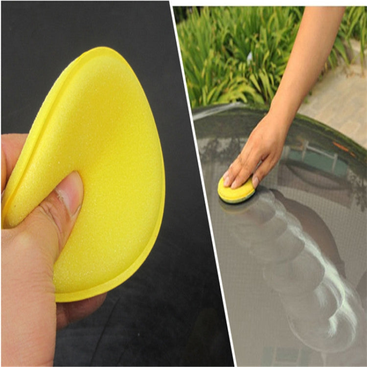 5 PCS Car Vehicle Wax Polish Foam Sponge Hand Soft Wax Yellow Sponge Pad for Car Detailing Care Wash-Reluova