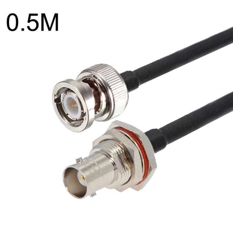 BNC Female With Waterproof Circle To BNC Male RG58 Coaxial Adapter Cable