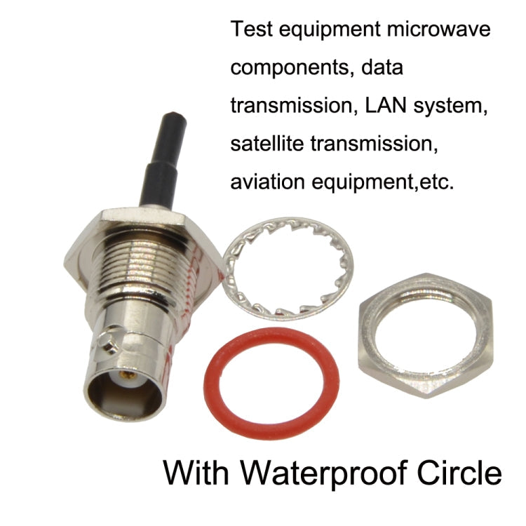 BNC Female With Waterproof Circle To BNC Male RG58 Coaxial Adapter Cable My Store