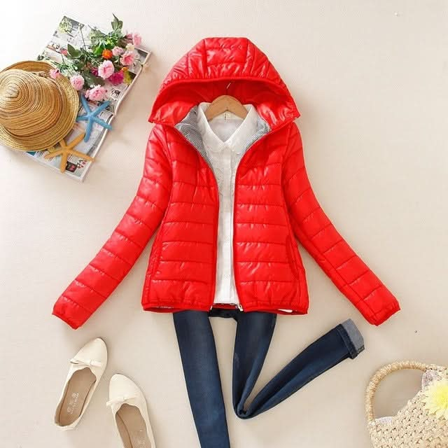 Warm Winter Parka Jacket Ladies Women Slim Short Coat