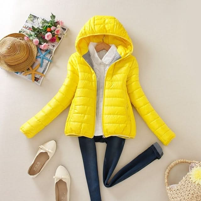 Warm Winter Parka Jacket Ladies Women Slim Short Coat