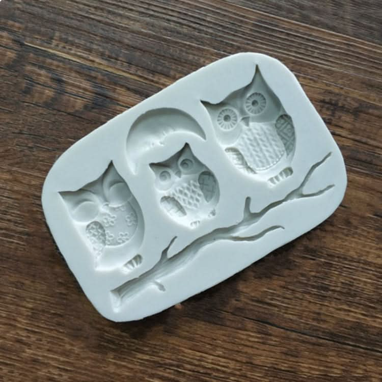 Owl Fondant Mold Cake Decoration Diy Dry Pais Chocolate Silicone Mold - Reluova