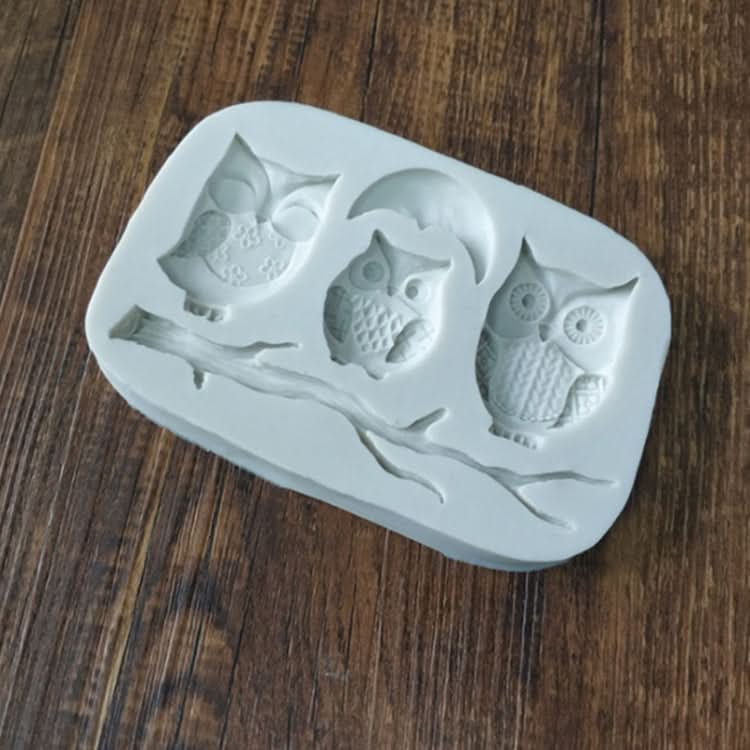 Owl Fondant Mold Cake Decoration Diy Dry Pais Chocolate Silicone Mold - Reluova