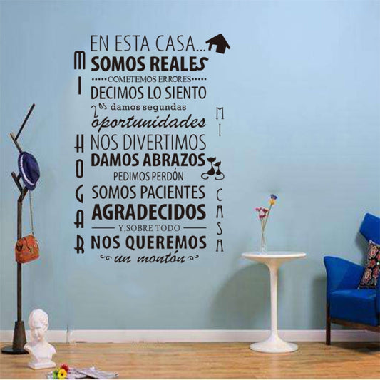 2 PCS French Family Rules Series Wall Stickers-Reluova