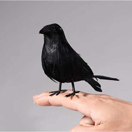 Halloween Decoration Crow Ornaments Simulation Crow My Store