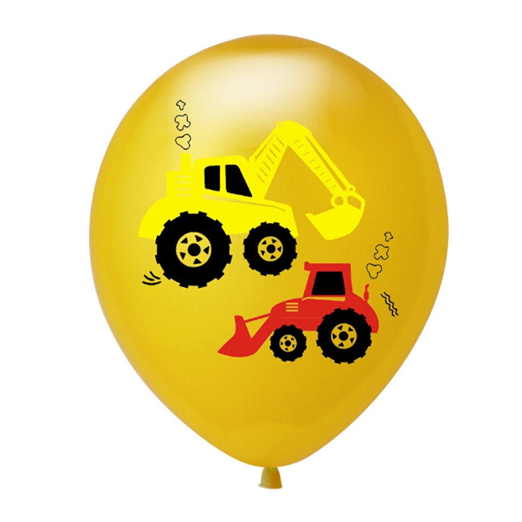 Construction Tractor Inflatable Air Balloons Birthday Excavator Vehicle Banners Baby Shower Kids Boys Birthday Party Supplies