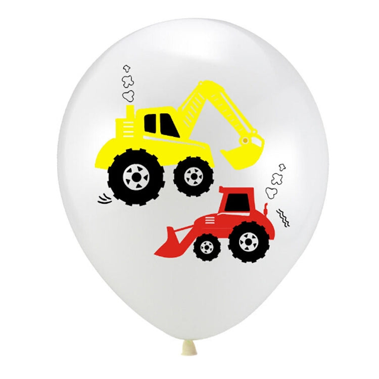 Construction Tractor Inflatable Air Balloons Birthday Excavator Vehicle Banners Baby Shower Kids Boys Birthday Party Supplies