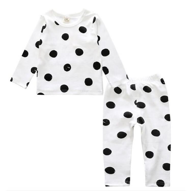 Children Cartoon Cotton Underwear Care Belly Pajamas Set, Series 1