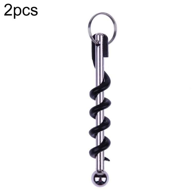 2 PCS Outdoor Creative Corkscrew Pocket Red Wine Tool-Reluova