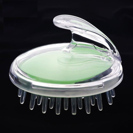 Household Head Hand-held Silicone PVC Massage Brush Reluova