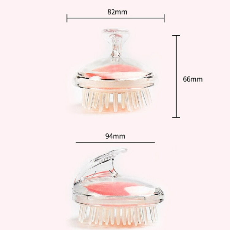 Household Head Hand-held Silicone PVC Massage Brush