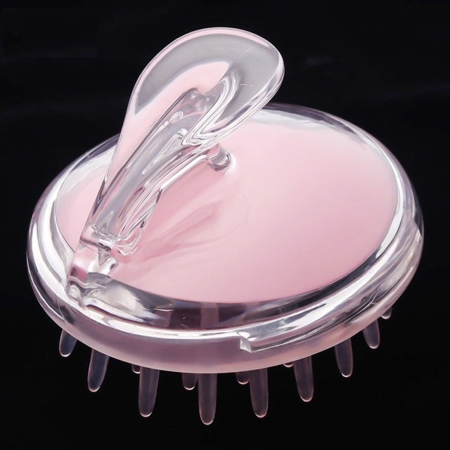 Household Head Hand-held Silicone PVC Massage Brush